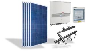 Picture of Kit Fotovoltaico Trifase Policristallino Standard 13 kWp Kioto Solar - ABB