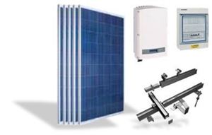 Picture of Kit Fotovoltaico Trifase Policristallino Ottimizzato 6 kWp Kioto Solar - SolarEdge