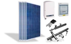 Picture of Kit Fotovoltaico Trifase Policristallino Ottimizzato 7,28 kWp Kioto Solar - SolarEdge
