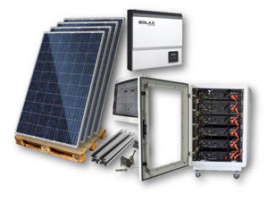 Picture of KIT FV IBRIDO | SolarFabrik - SOLAX - PYLON Tech - Sun Age - 3,08 kWp