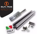 Immagine di Sun Age | KIT FALDA con Profilo P202A02 Senza Staffe - No.1 Modulo