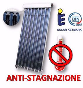 Picture of Collettori Heat-Pipe | Pannello Solare a 10 Tubi Sottovuoto Heat Pipe 58x1800 - Anti-Stagnazione - Con Riflettori