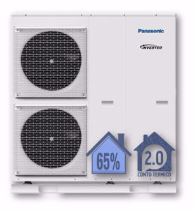 Picture of Panasonic | Aquarea Alta Connettività Monoblocco WH-MDC12H6E5 Generazione H -  Monofase da 12 kW - R410A