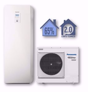 Picture of Panasonic | Aquarea Alta Connettività All in One WH-ADC0309K3E5+WH-UDZ07KE5 Generazione K - 1 Zona - PdC Aria/Acqua Monofase da 7 kW - R32