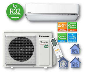 Picture of Panasonic | Kit Monosplit VZ Heatcharge 9000BTU (2,5 kW) Cod. CS-VZ9SKE+CU-VZ9SKE - Unità interna + Unità esterna