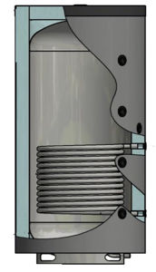 Picture of ELBI | PUFFER PPS1 1500 Termo Accumulatore Inerziale per Riscaldamento da 1500 litri con UNO Scambiatore