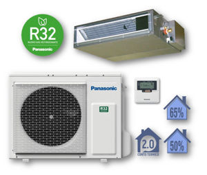 Picture of Panasonic | Kit Monosplit Canalizzato 21000BTU (6,0 kW) Cod. CU-Z60UBEA + CS-Z60UD3EAW