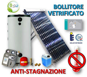 Picture of ACS Circolazione Forzata | 35 Tubi Heat-Pipe Anti-stagnazione con Bollitore Vetrificato 500 litri e Stazione a 2 Vie con MTDC