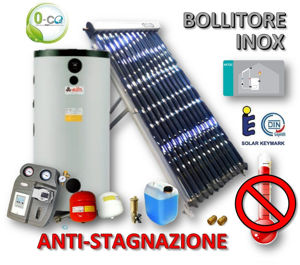 Picture of ACS Circolazione Forzata | 35 Tubi Heat-Pipe Anti-stagnazione con Bollitore INOX 500 litri e Stazione a 2 Vie con MTDC