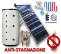 Immagine per la categoria SOLARE TERMICO - Kit ACS+Riscaldamento a Circolazione Forzata con Collettore Heat-Pipe