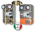 Immagine di MODVLVS | M2 MIX33 Energy DN25 - Modulo Miscelato con Miscelatrice a 3 Vie a Bassa Temperatura - Wilo Para 25/6 SC - 1" M -  35 kW - Cod.203518-M33-P6-20