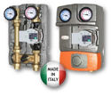 Immagine di MODVLVS | M2 MIX4 DN25 - Modulo Miscelato con Miscelatrice a 4 Vie - Wilo Para 25/6 SC - 1" M -  28 kW - Cod.20355R-M4-P6