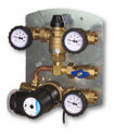 Immagine di DomvS Circ 2 | Kit di ricircolo acqua calda sanitaria (ACS) per bollitore ad accumulo - Kvs 4,0 - 82 l/min - 3/4” F - Art. 203726-4.0-R