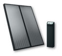 Immagine di Daikin Solaris | Kit 2xV21 Sopra Tetto Nero con 2 collettori V21P e Stazione Drain Back RPS4