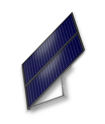 Immagine per la categoria SOLARE TERMICO | Kit Collettore Solare Verticale con Telaio per Tetto Piano o Terra, Raccordi ed Antigelo